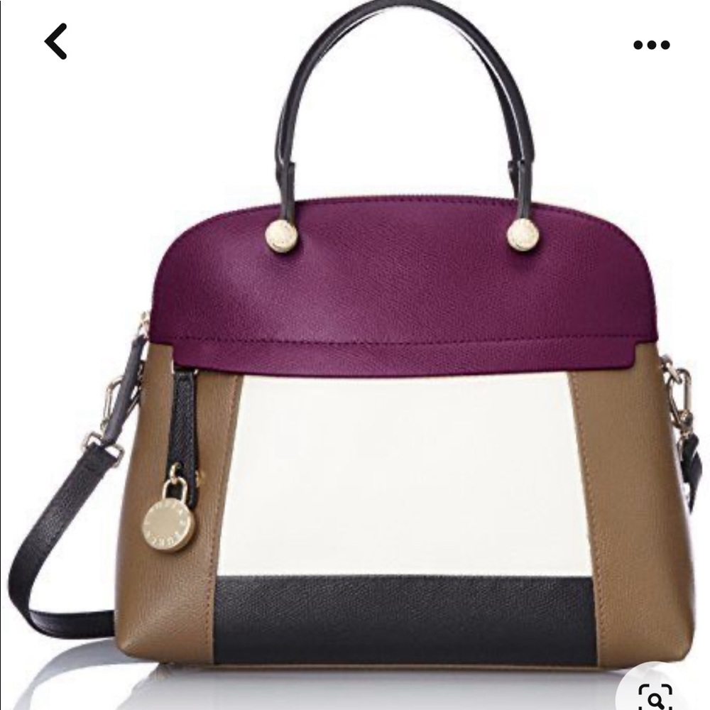 Furla Piper Colorblock Dome Medium bag BRAND NEW